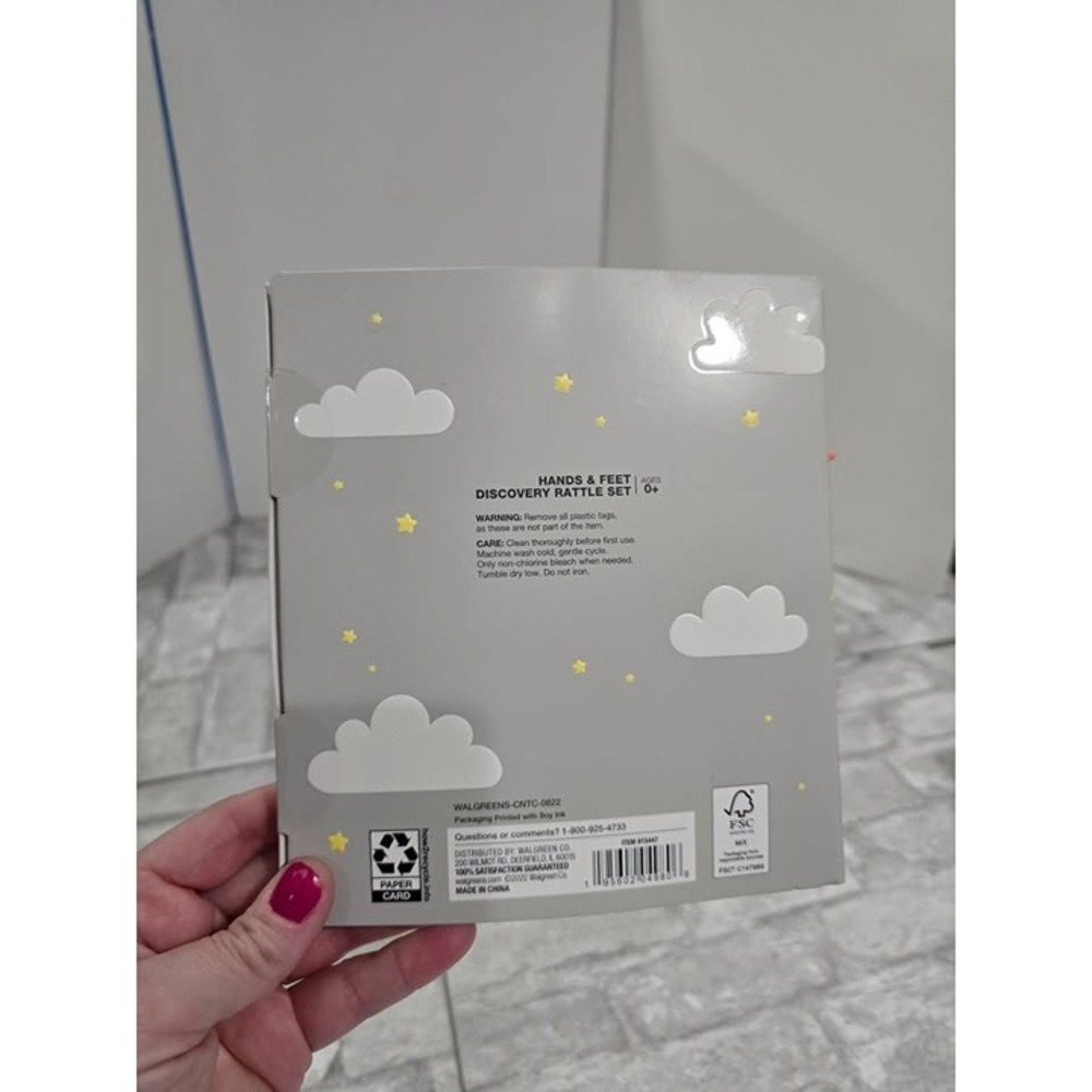 Moon & Stars Hands & Feet Discovery Rattle Set - Picture 6 of 6